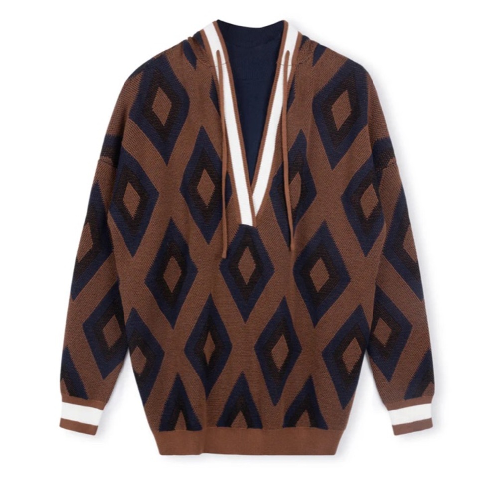 Beautiful Carlton Printed Knit Sweatshirt